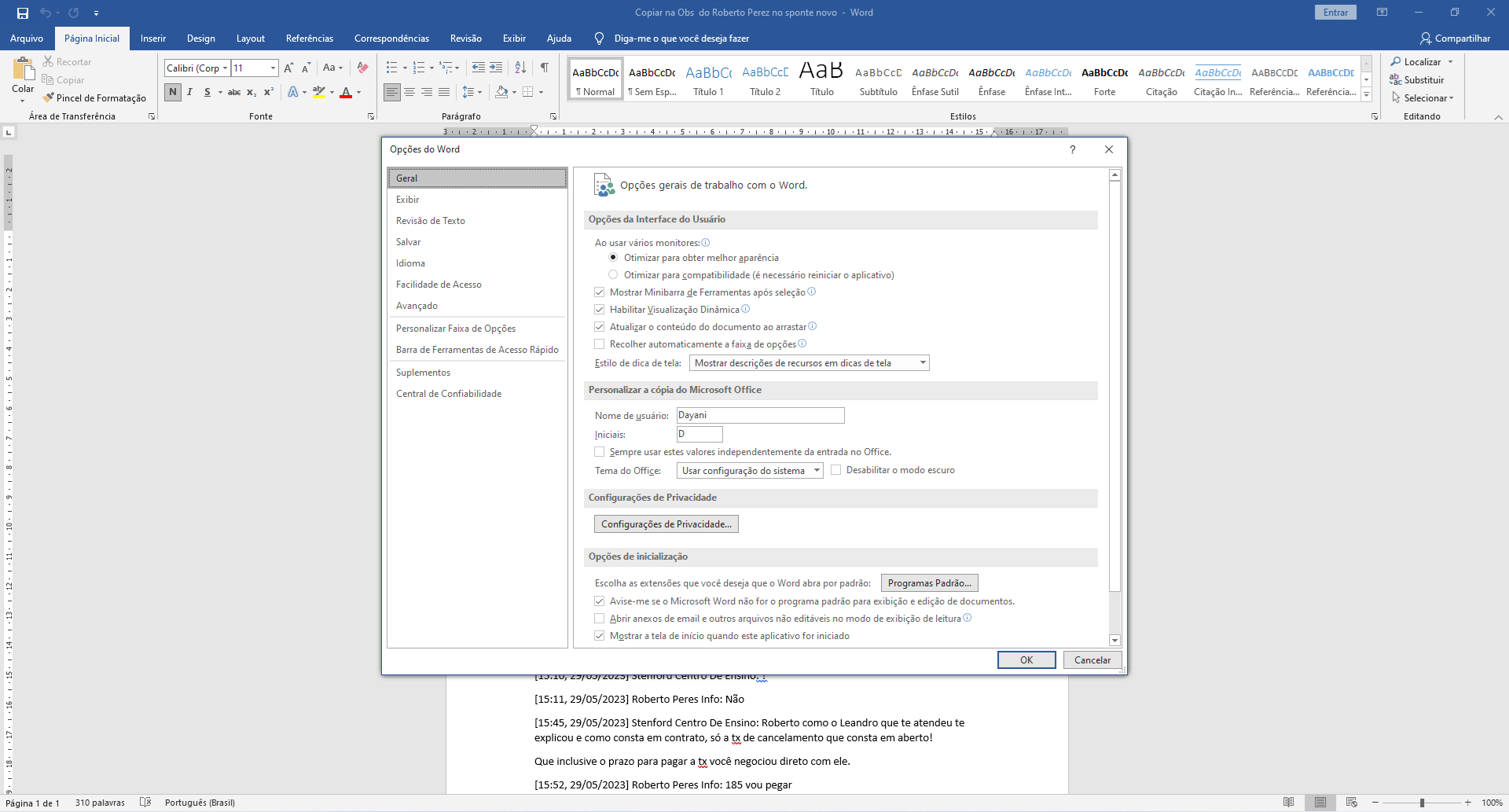 Curso de Word — 2